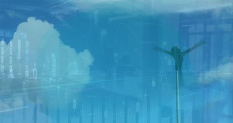 Renewable Energy Technology and Data Integration Concept