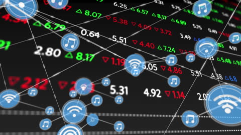 Digital Music Interconnectivity with Financial Data Background