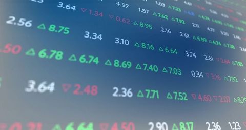 Financial Market Data Displaying Stock Trade Numbers - Download Free Stock Images Pikwizard.com