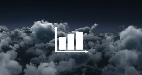 Analytics Chart Over Cloudy Sky Aiding Data Visualization Concept - Download Free Stock Images Pikwizard.com