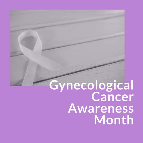 Gynecological Cancer Awareness Month Communication Ribbon Information