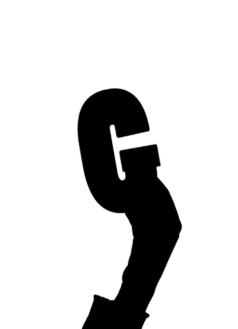 Uneven Capital Letter on Transparent Background Design - Download Free Stock Videos Pikwizard.com