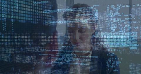 Caucasian Businesswoman Analyzing Stock Market Data - Download Free Stock Images Pikwizard.com