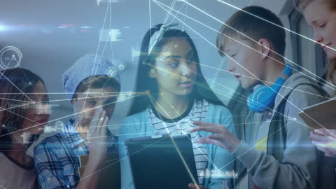 Students Collaborate Using Digital Technology in Education