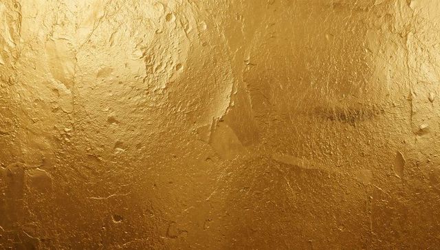 Close-up of luxury gold textured surface