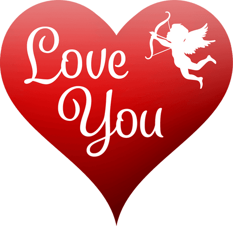 romantic heart symbol with cupid on transparent background illustration - Download Free Stock Videos Pikwizard.com