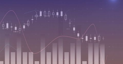 Abstract Technology Background with Financial Graphs and Charts - Download Free Stock Images Pikwizard.com