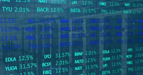 Financial Data Processing Overlapping Network Servers - Download Free Stock Images Pikwizard.com