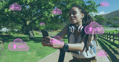 Sustainable Mobility and Digital Connectivity in Urban Park