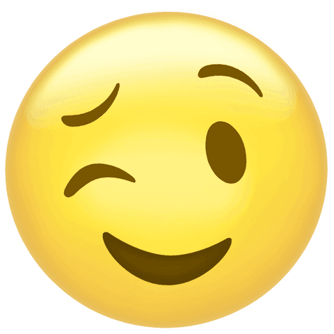 Winking Smiley Emoji with Playful Smirk on Transparent Background - Download Free Stock Videos Pikwizard.com