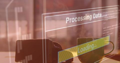 Digital Interface Displaying Data Processing - Download Free Stock Images Pikwizard.com