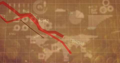 Financial Crisis Reducing Stock Value Global Impact Chart - Download Free Stock Images Pikwizard.com