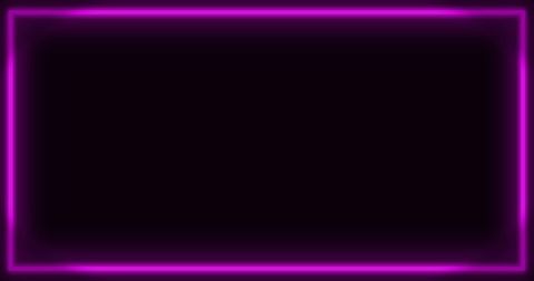 pink neon frame flickering on black background - Download Free Stock Images Pikwizard.com