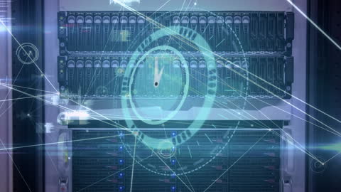 Digital Overlay of Network Clock on Data Center Servers