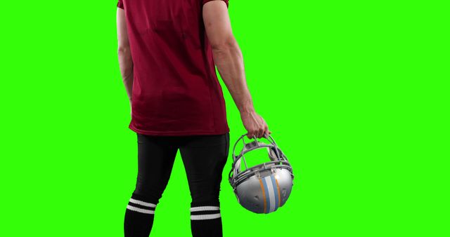 American Football Player Holding Helmet - Download Free Stock Images Pikwizard.com
