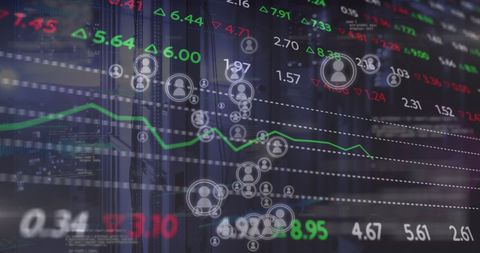 Digital Stock Market Analytics in High-Tech Environment - Download Free Stock Images Pikwizard.com