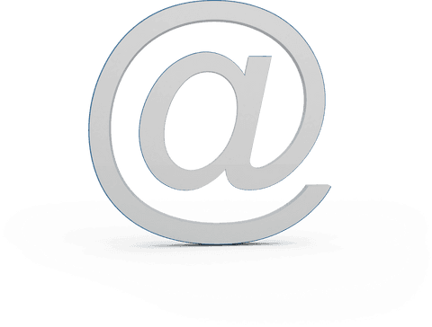 transparent at symbol icon for email communication design - Download Free Stock Videos Pikwizard.com