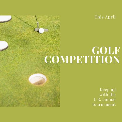 Golf Competition Promotion with Focus on Upcoming Tournament