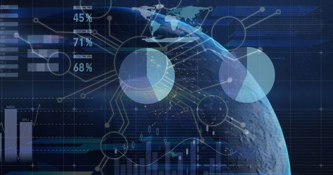 Global Financial Network and Data Visualization - Download Free Stock Images Pikwizard.com
