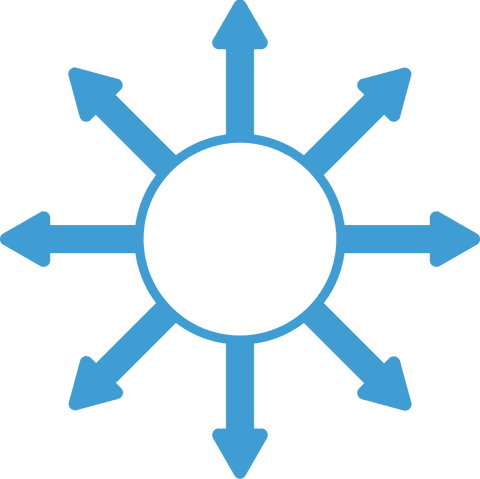 Blue Arrows Signifying Direction and Choice on Transparent Background - Download Free Stock Videos Pikwizard.com
