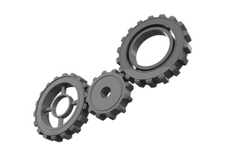 transparent grey cogs for workflow and industry - Download Free Stock Videos Pikwizard.com