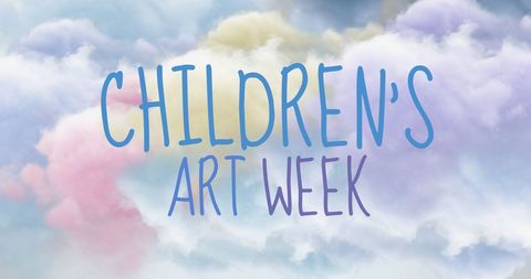 Children's Art Week Pastel Cloud Background - Download Free Stock Images Pikwizard.com