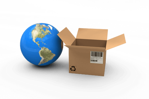 transparent 3d globe with open cardboard box illustration - Download Free Stock Videos Pikwizard.com