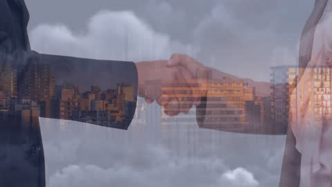 Business Handshake Signifying Strong Partnership