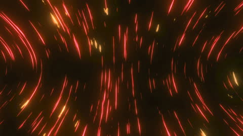 Abstract Light Trails Illustration in Motion