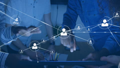 Digital Network Connections in Diverse Business Team Environment