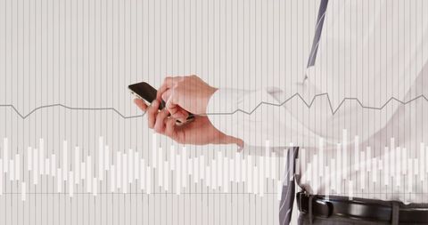 financial data and business professional using smartphone concept - Download Free Stock Images Pikwizard.com