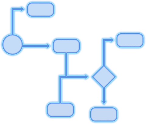 blue transparent network diagram with arrow flow - Download Free Stock Videos Pikwizard.com