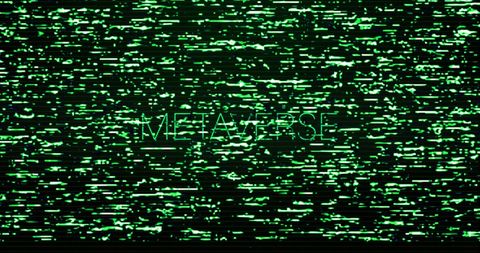 Digital Glitch with Metaverse Text Ambient - Download Free Stock Images Pikwizard.com