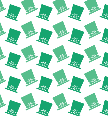 St. Patrick's Day Hats Pattern on Transparent Background - Download Free Stock Videos Pikwizard.com