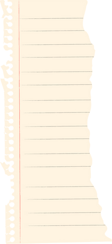 torn transparent notebook page with perforations and margin - Download Free Stock Videos Pikwizard.com