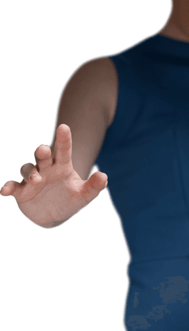 woman's hand reaching out to touch transparent screen concept - Download Free Stock Videos Pikwizard.com