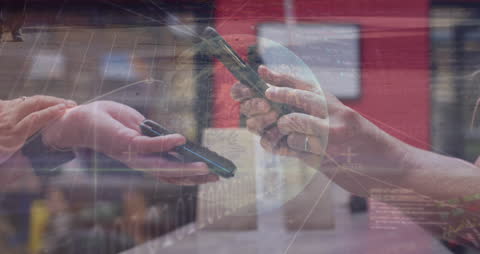 Digital Payment and Financial Data Processing Concept