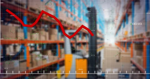 Decline in Financial Data Amid Warehouse Operations