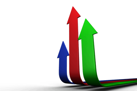 Colorful Arrows Pointing Upwards on Transparent Background - Download Free Stock Videos Pikwizard.com