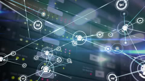 Global Networking Concept Digital Interface Abstract Graphic