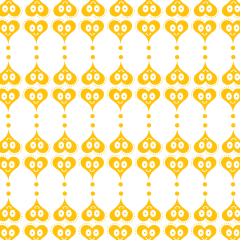 yellow heart pattern on transparent background - Download Free Stock Videos Pikwizard.com