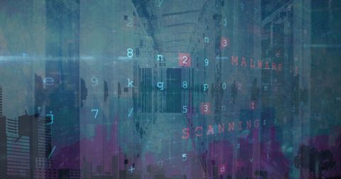 Cybersecurity Alert Amidst Complex Data Environment - Download Free Stock Images Pikwizard.com