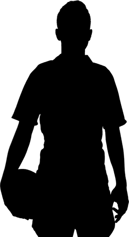 Transparent Male Silhouette Holding Basketball with Dynamic Stance - Download Free Stock Videos Pikwizard.com