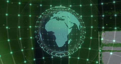 Digital Network Concept with Futuristic Global Connectivity - Download Free Stock Images Pikwizard.com