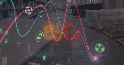 6G Technology Interface with Warehouse in Digital Business Environment - Download Free Stock Images Pikwizard.com