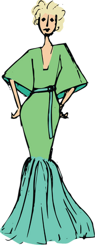 elegant woman transparent fashion illustration silhouette - Download Free Stock Videos Pikwizard.com