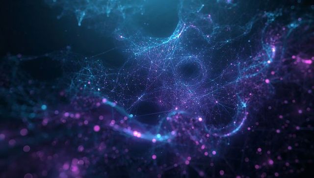 Futuristic Digital Network of Luminous Nodes in Cosmic Space