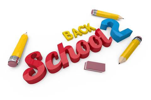 Back to School Creative Text with Pencils on Transparent Background - Download Free Stock Videos Pikwizard.com