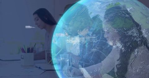 Collaborative Team Planning with Holographic Earth for Global Business Strategy