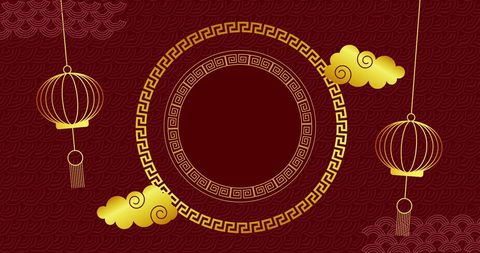 Traditional Chinese New Year Celebration Background